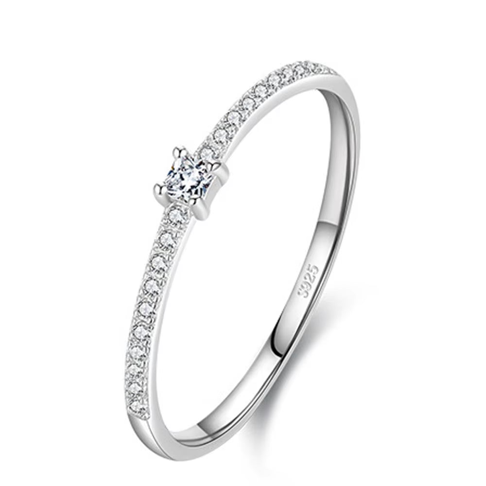 Trumium™ Eternal Spark 925 Sterling Silver Jewelry Set – Pure Elegance for Love That Lasts